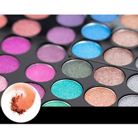 Palet Eyeshadow 194 Warna Kualitas Salon, Bedak Kontur Alis, Cermin Terintegrasi, Set Kuas Aplikator, Perlengkapan Rias