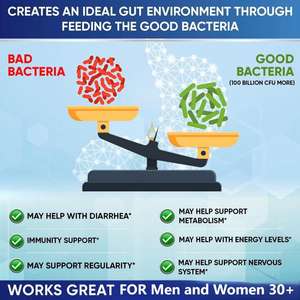 Cápsulas de Probióticos para Adultos Más Vendidas, 30 Cápsulas, Suplementos Probióticos, Cápsulas Prebióticas que Promueven la Salud <span class=keywords><strong>Intestinal</strong></span> - Product Image 4