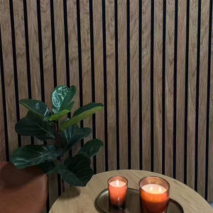 Design De Parede Interior Painéis Acústicos De Madeira Natural <span class=keywords><strong>Soundproofing</strong></span> Baixo MOQ Atacado - Product Image 5