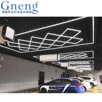 Éclairage professionnel pour atelier de détail automobile, showroom, garage, éclairage LED haut de gamme pour atelier, plafonnier