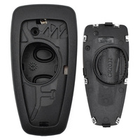 Coque de clé de voiture intelligente à 3 boutons FD avec lame de remplacement pour télécommande de voiture