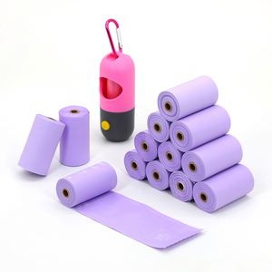 Eco-Friendly Custom Label Biodegradable <b>Compostable</b> Plastic Pet Poop <b>Bags</b> Sustainable Dog Cat Poo BPI Certified Simple Cartoon - Product Image 1