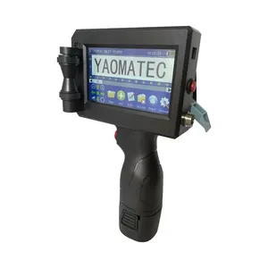 YAOMATEC Handheld Inkjet Hand jet Printer 25 Languages 12.7 mm Portable Handheld Printer