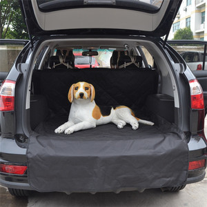 Tapis de voiture pour animaux de compagnie, taille moyenne, housse de coffre matelassée pour chien, pour siège arrière de SUV, tissu Oxford noir, 208x132cm - Product Image 2