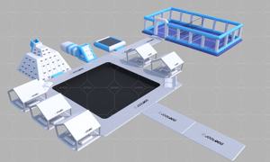 LILYTOYS, <span class=keywords><strong>muelle</strong></span> flotante inflable <span class=keywords><strong>de</strong></span> agua personalizado, plataforma <span class=keywords><strong>de</strong></span> isla para fiestas, equipo <span class=keywords><strong>de</strong></span> juego <span class=keywords><strong>de</strong></span> agua, cabaña flotante para diversión - Product Image 4