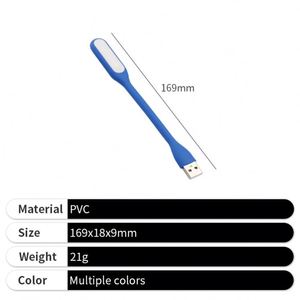 Wholesale Usb Flexible Promotion Portable <b>Mini</b> <b>Led</b> Night <b>Light</b> With Logo - Product Image 2