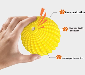 Sıcak aşınma ve ısırık dayanıklı eğlenceli ses keskinleştirmek diş ve temiz Pet ses oyuncaklar köpek çiğneme oyuncakları - Product Image 3