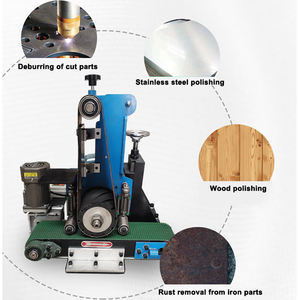 Industrial Belt Sander <strong>Grinder</strong> for Metal Wood and Plastic Surface Preparation Deburring and Edge Finishing Heavy Duty Motor - Product Image 2