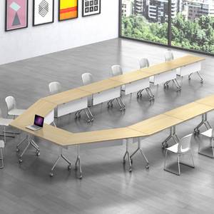 Modern ofisler için şık modüler eğitim masası ofis masaları için alan verimli tasarım - Product Image 2