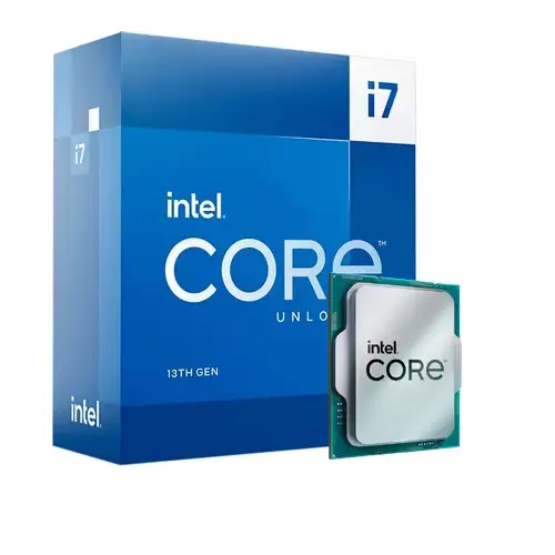 Prosesor Intel generasi ke-13 Core 16 core 24 thread desktop i7-13700KF Cpu Dual Core