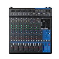 Console de mixage analogique 16 canaux avec compresseur à un bouton et filtre passe-haut, effets numériques SPX