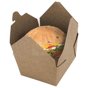 Caja de Comida Rápida Personalizada, Caja de Regalo para Postres, Caja de Embalaje para Panadería, Caja Transparente para Llevar Pasteles con Soporte de Papel - Product Image 6