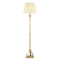 Lámpara de Pie LED de Estilo Nórdico Retro con Pantalla de Tela Blanca, Lámpara de Pie Moderna Decorativa para el Hogar, Lámpara de Pie de Lujo para Sala de Estar y Dormitorio