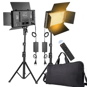 E600 LED Video Panel Light Outdoor Photography Fill Light Kit 3200K-5600K Tunable Color Temperature Studio Photography Light