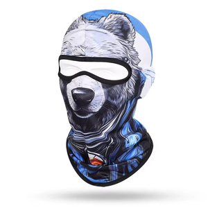 New 3D Cat <strong>Dog</strong> Tiger Cute Animal <strong>Balaclava</strong>, Motorcycle Motocross Hat Helmet Liner, Biker Neck Warmer Face Cap,Cycling Headgear - Product Image 6