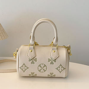 กระเป๋าถือผู้หญิงลายเรขาคณิต PU รุ่นล่าสุด พร้อมสายสะพายไหล่/สะพายข้างแบบถอดได้ พกพาสะดวกและทนทาน - Product Image 3