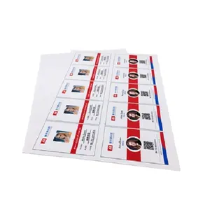 लेजर inkjet प्रिंट करने योग्य पीवीसी कागज आईडी कार्ड कच्चे सामग्री तत्काल कठोर पीवीसी शीट प्लास्टिक पीवीसी शीट