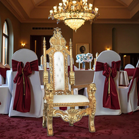 Sillón de Lujo para Eventos, Tipo Trono, Económico y Duradero, Venta al Por Mayor