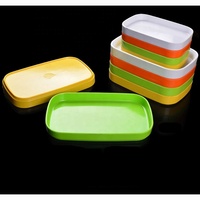 Hot Pot Restaurant barbecue Assiette de buffet de service alimentaire Pile de 8.8 pouces Plat rectangulaire en mélamine