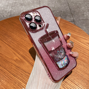 Custodia per telefono in Silicone con pellicola di lusso per lenti a sabbia tridimensionale per iPhone 14 Plus 13 Pro Max 12-Premium <span class=keywords><strong>Mobile</strong></span> di protezione - Product Image 1