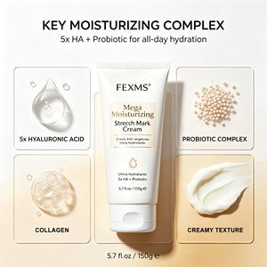 Crème anti-vergetures à étiquette privée 100% naturelle non irritante Crème hydratante anti-vergetures de <span class=keywords><strong>grossesse</strong></span> - Product Image 4