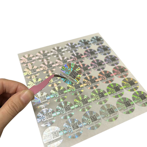 Tùy chỉnh làm xáo trộn hiển nhiên qr mã nhãn ngẫu nhiên số serial hologram <span class=keywords><strong>laser</strong></span> nhãn chống giả sticker cho bảo vệ thương hiệu - Product Image 1