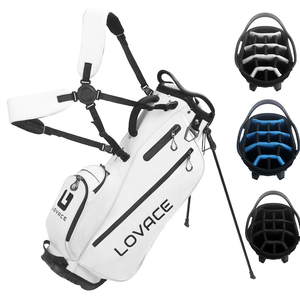Professional 14 Way <strong>Golf</strong> Stand <strong>Bag</strong> Lightweight Waterproof Polyester with Quick Release <strong>Strap</strong> for Men Women Golfers - Product Image 1