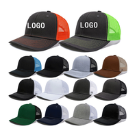 Gorra Trucker Unisex de Alta Calidad, 6 Paneles, de Algodón, con Bordado Personalizado, Estilo Casual para Verano