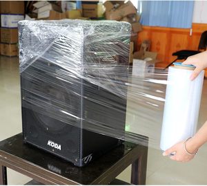 Film étirable HuamaohengchunClear, résistance industrielle, 12 po x 1000 pi, lot de 3 - 80 gauge d'épaisseur pour l'emballage, le déménagement et le palettisation - Product Image 6