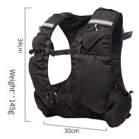 Gilet de course ultra-léger personnalisé avec poche à eau, gourde souple, résistant à l'eau, RFID, thermique, mode, extérieur