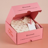 Dropshipping-fähige, umweltfreundliche, individuell bedruckte E-Flute Wellpappschachtel mit Schwammeinlage für Kleidung, kundenspezifische Größe, magnetisch