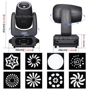 Faro mobile a batteria Both Lighting BPM SPOTS 100W, luce bianca wireless DMX Sharpy per DJ, matrimoni, feste ed eventi - Product Image 3