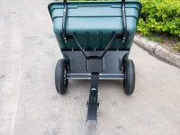 Chariot de jardin robuste en plastique de 200 L, chariot pour VTT, chariots et remorques à main, remorque basculante utilitaire