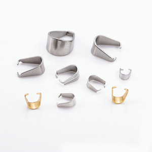 Gros Fermoirs En Acier Inoxydable Crochet Bélières Charme <span class=keywords><strong>Melon</strong></span> Graines Boucle Pendentif Connecteurs pour DIY Collier Bijoux Résultats - Product Image 4