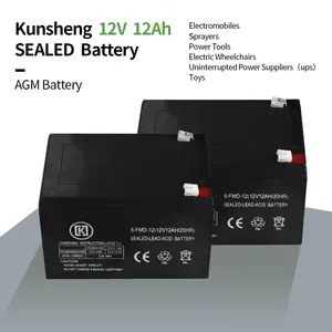 Ups bateria 12 v 9ah 12 v 7ah 12 v 12ah ciclo profundo 12 volts manutenção livre selada bateria acidificada ao chumbo para carros elétricos do brinquedo