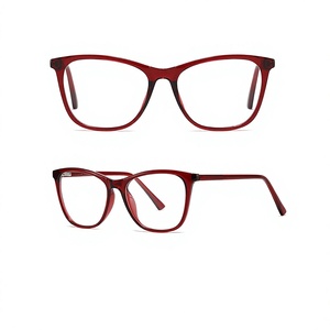 Gafas Ópticas de Montura Completa Estilo Ojo de Gato con Patillas TR CP, Unisex, Delgadas, con Bisagras de Resorte, Cómodas, para Adultos, Estilo Moderno - Product Image 1