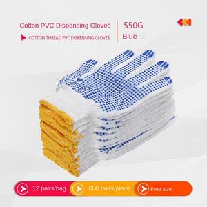 Guantes de Trabajo de Verano GLBZ021 con Logotipo Personalizado, Resistentes al Calor, de Algodón Industrial, Guantes de Construcción de Punto - Product Image 5