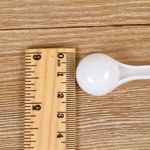 Round Bottom White <strong>Measuring</strong> Smidgen Micro Scoop <strong>2ml</strong> 1 Gram Plastic <strong>Measuring</strong> <strong>Spoon</strong> - Product Image 5
