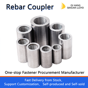 Hot bán QIHANG hiện đại thanh khóa cốt thép <span class=keywords><strong>Coupler</strong></span> phẳng máy giặt kẽm kết thúc 6mm Độ dày thép carbon cơ khí nối thép - Product Image 3