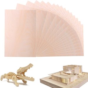 Láminas de abedul/álamo/tilo de 1.5mm-30mm, láminas de madera contrachapada de tilo para corte láser - Product Image 1