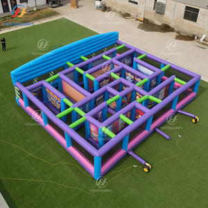 Il gioco gonfiabile gigante del labirinto della casa divertente è adatto per feste all'aperto e attività commerciali - Product Image 3