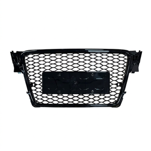 Parrilla Delantera Estilo RS4 OEM de ABS para Audi A4L B8 2008-2012 |   Negro Brillante |   Marca PNB |   Garantía de 3 meses |   Stock de EE. UU. - Product Image 1