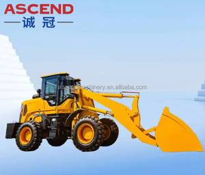 آلة تحميل أمامية صغيرة ZL948 ZL958 لنقل التراب والحصى والحبوب، جرار بمحرك ديزل بأربع عجلات صغيرة - Product Image 3