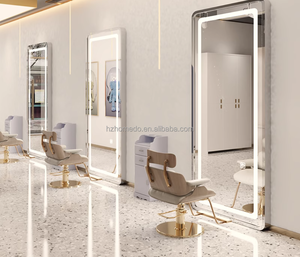 Vendita calda all'ingrosso della fabbrica LED in piedi <span class=keywords><strong>specchio</strong></span> da pavimento per barbiere & parrucchiere toletta luce di inondazione per il centro commerciale Hotel - Product Image 6