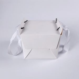 Custom Wholesale Folding White Cardboard Cake <b>Box</b> Recyclable logo Birthday Cake Packaging <b>Box</b> Low Price Custom Printed Cake <b>Box</b> - Product Image 4