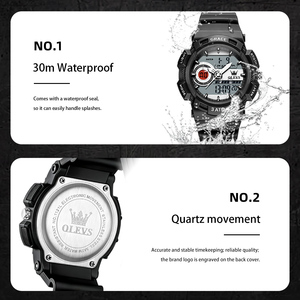 <span class=keywords><strong>Montre</strong></span>-bracelet numérique OLEVS 1121 tendance, OEM, de luxe, avec logo personnalisé, étanche, lumineuse, sportive, cool, pour femme, cadeau, <span class=keywords><strong>montre</strong></span> électronique - Product Image 6