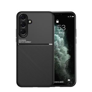 Coque arrière magnétique en cuir souple antichoc et mat pour téléphone <span class=keywords><strong>Samsung</strong></span> A57 A37 S26+ S25FE A26 A06 A17 A07 4G - Product Image 4