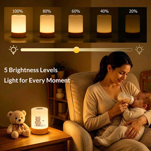ไฟกลางคืน LED แบบชาร์จได้ ลายการ์ตูนดอกไม้สัตว์น่ารัก สลักชื่อได้ ปรับความสว่างได้ เหมาะสำหรับตกแต่งห้องนอน ของขวัญวันเกิด/คริสต์มาสสำหรับเด็ก - Product Image 6