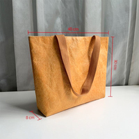 Sac en papier Dupont personnalisé avec logo imprimé, sac fourre-tout publicitaire, création de texte publicitaire, sac de protection environnementale lavable