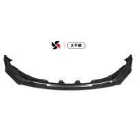 Lèvre avant en fibre de carbone sèche préimprégnée autoclavée, style V, compatible avec BMW M3 G80 G81 M4 G82 G83 2021+, pour pare-chocs avant